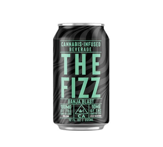 GANJA BLAST FIZZ SPARKLING WATER 100MG