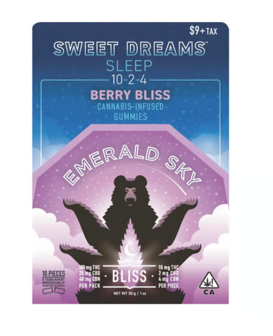 BERRY BLISS 10:2:4 GUMMIES 10 PACK 100MG