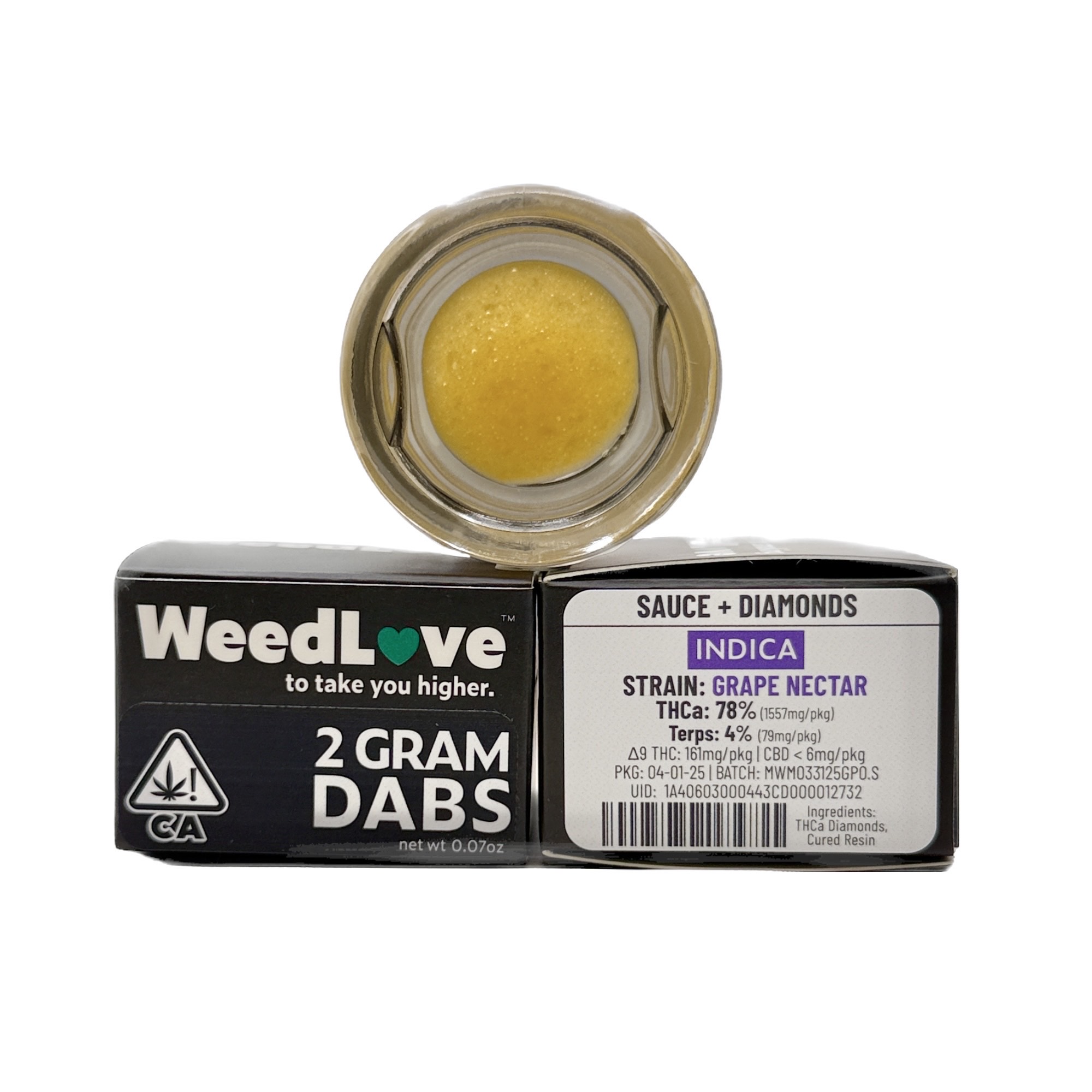 GRAPE NECTAR SAUCE + DIAMONDS 2G
