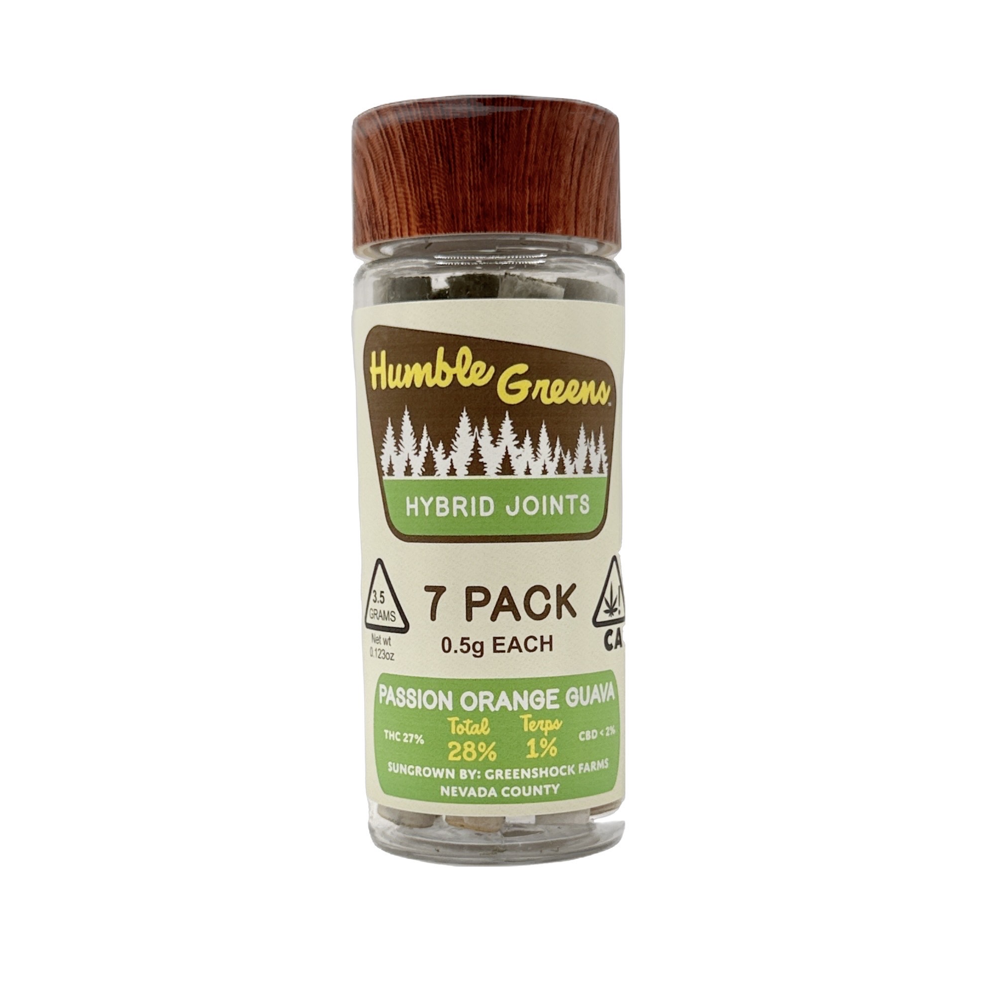 PASSION ORANGE GUAVA PREROLLS 7 PACK 3.5G