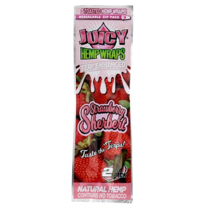 STRAWBERRY FIELDS HEMP WRAPS 2/PK