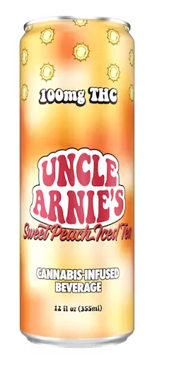 SWEET PEACH ICED TEA 100MG 12OZ