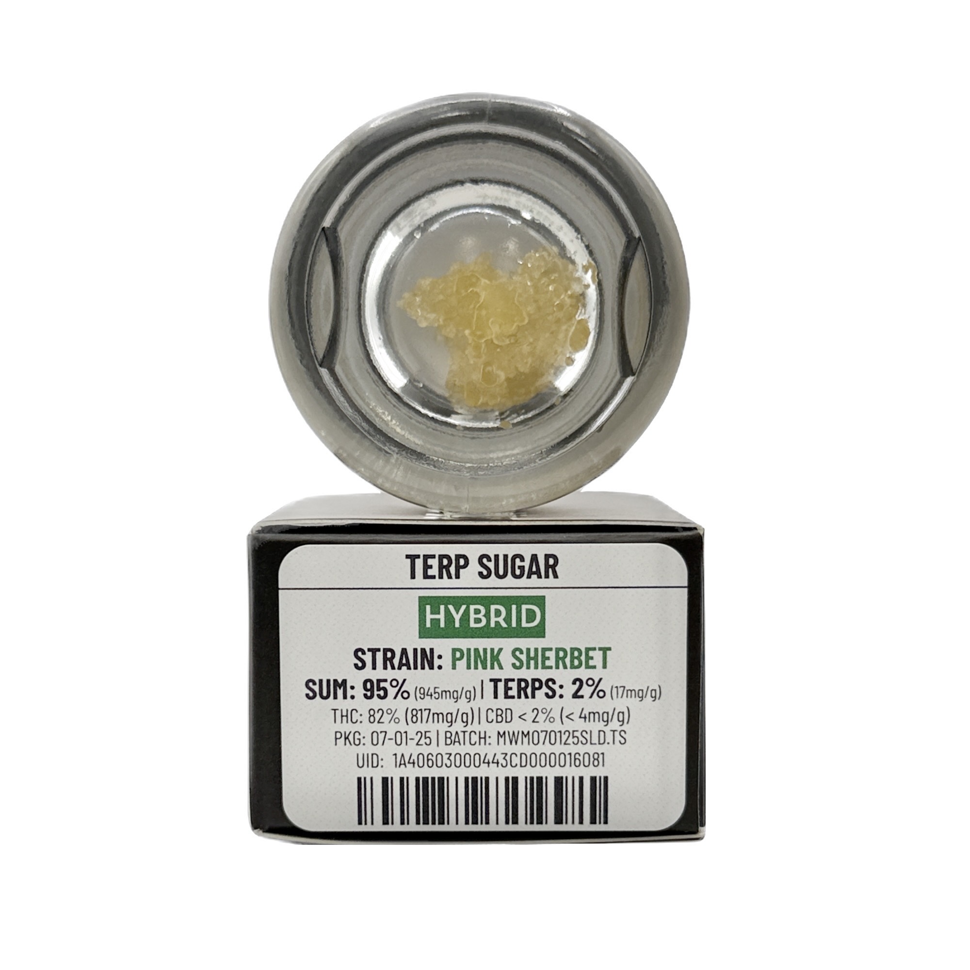 PINK SHERBET TERP SUGAR 1G