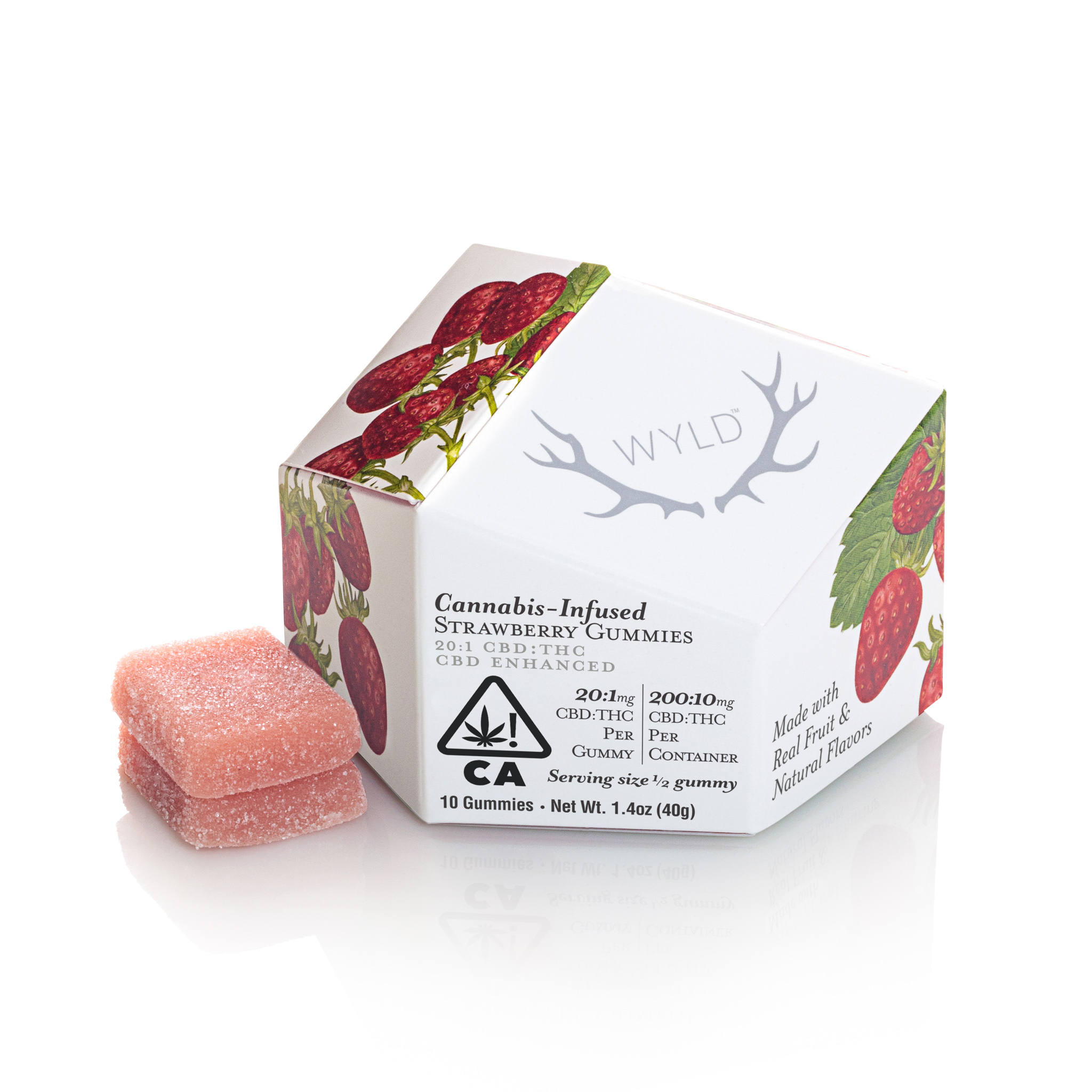 20:1 STRAWBERRY CBD GUMMIES 10 PACK 10MG