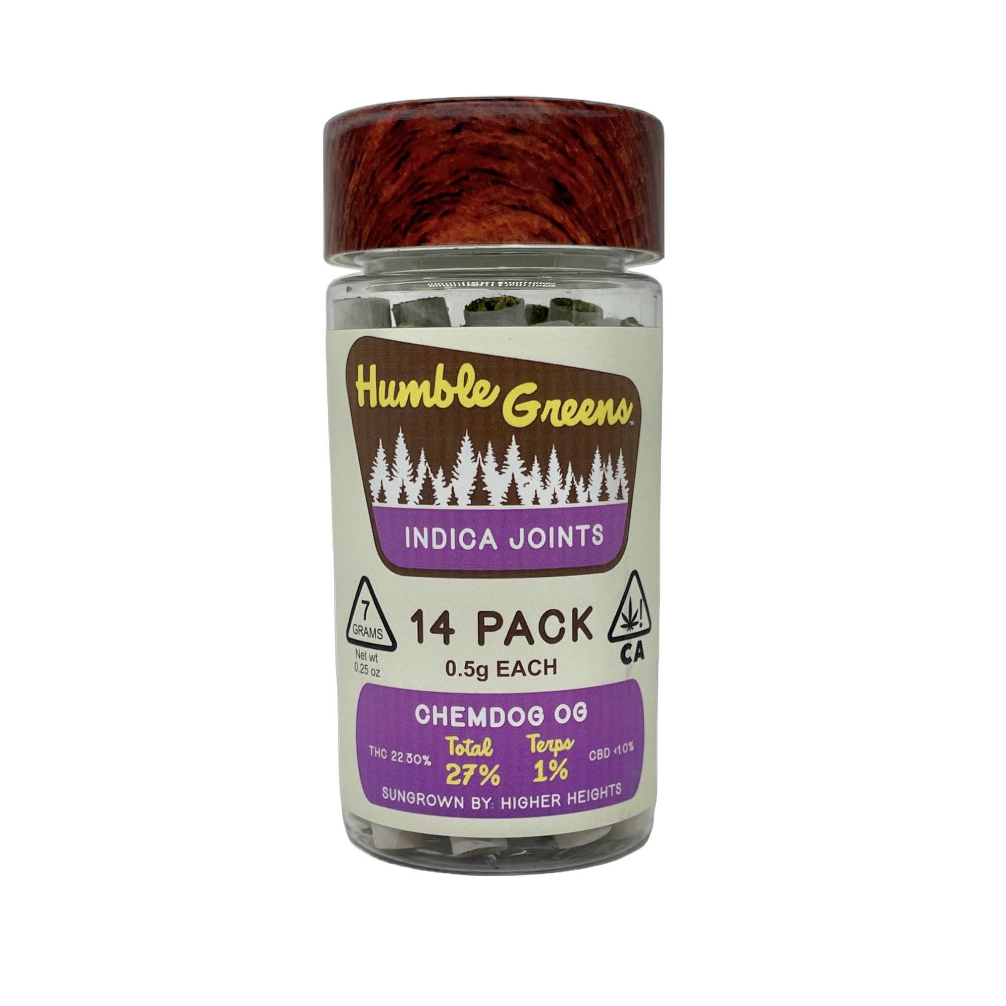 CHEMDOG OG PREROLLS 14 PACK 7G