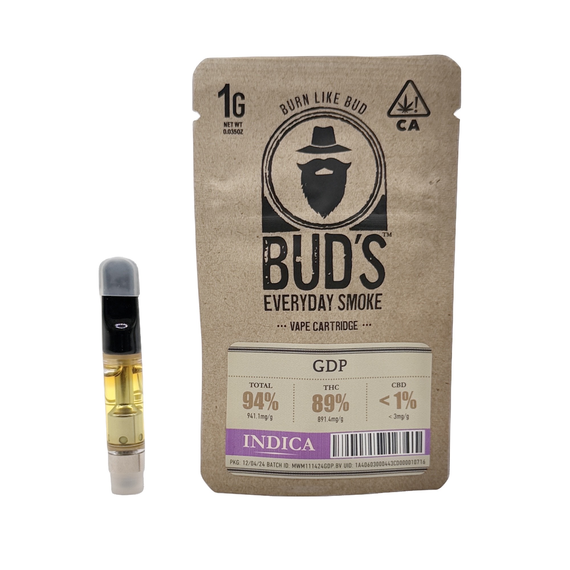 GRANDDADDY PURPLE CARTRIDGE 1G