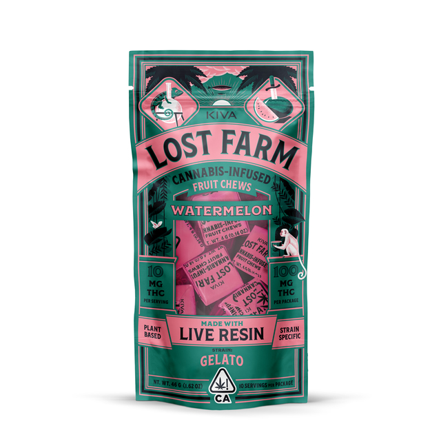 WATERMELON LIVE RESIN CHEWS 10 PACK 100MG