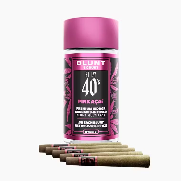 PINK ACAI INFUSED MINI BLUNTS 5 PACK 2.5G