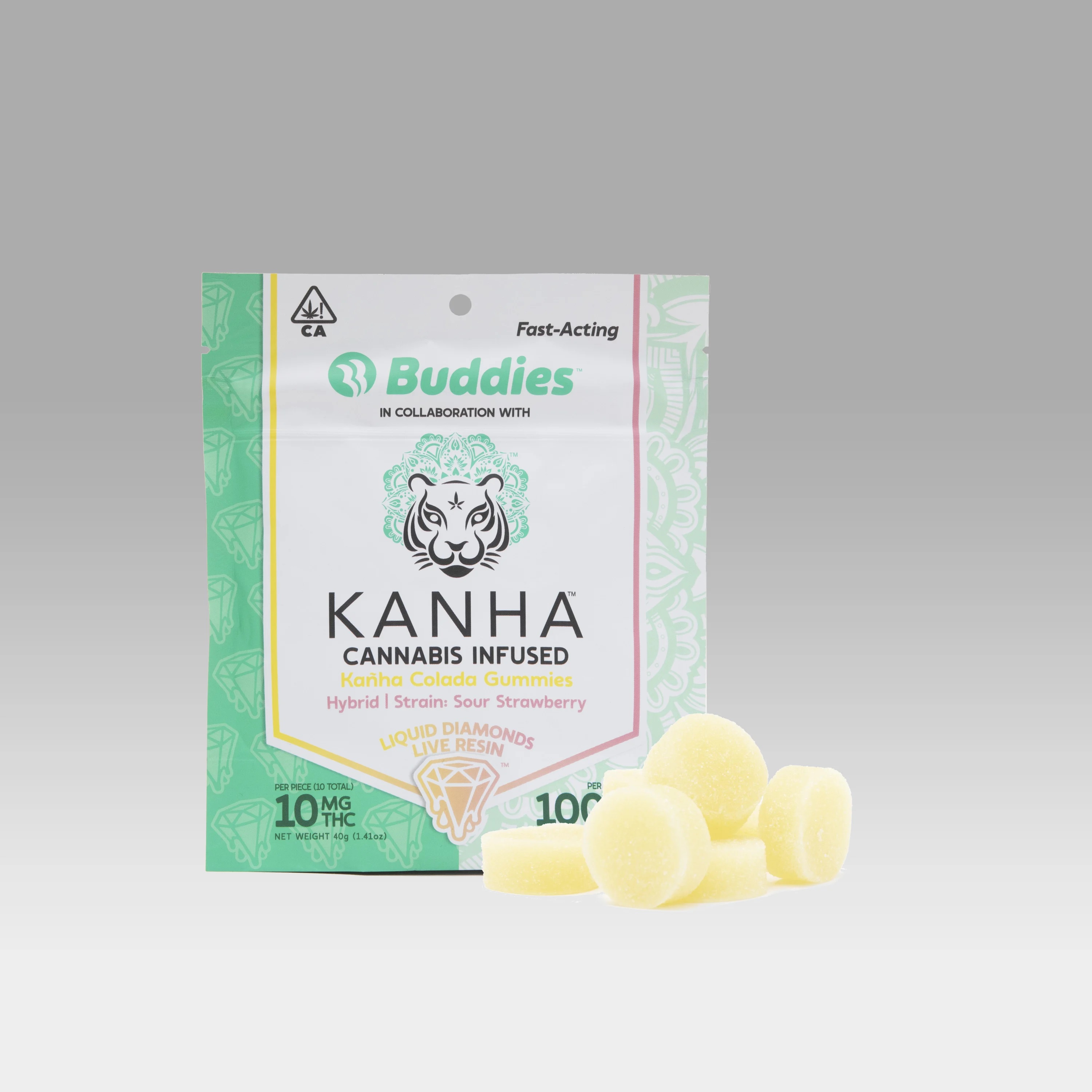 KANHA COLADA LIVE RESIN NANO GUMMIES 100MG