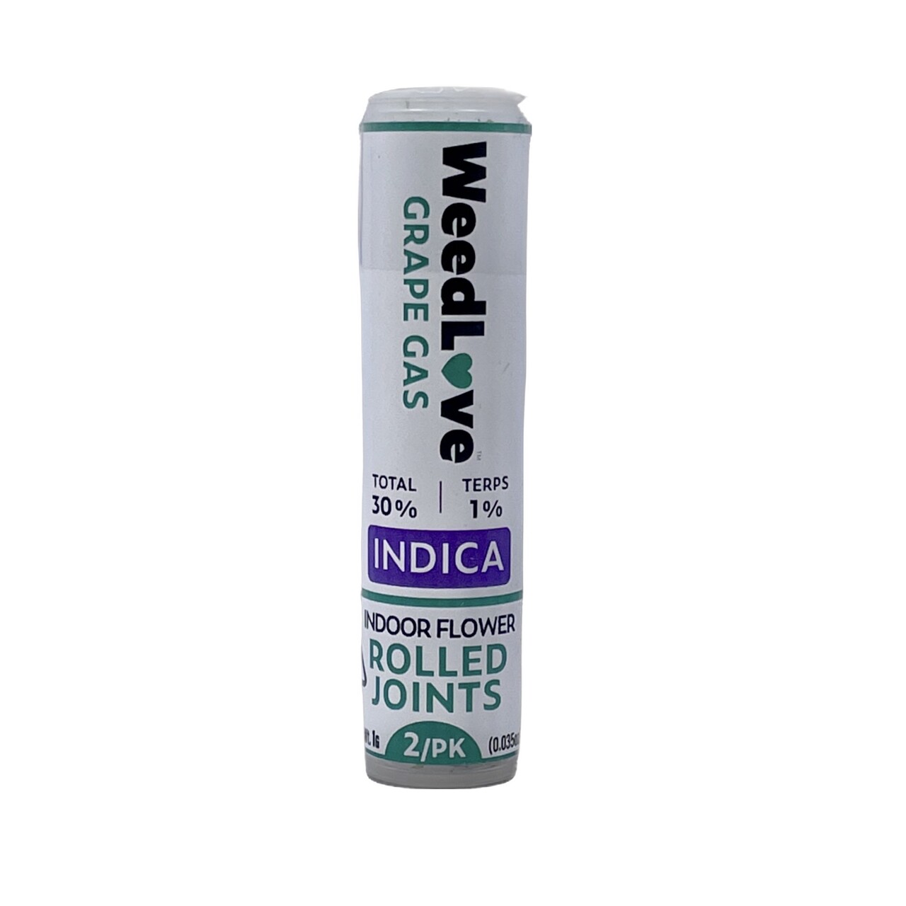 GRAPE GAS PREROLL 2 PACK 1G