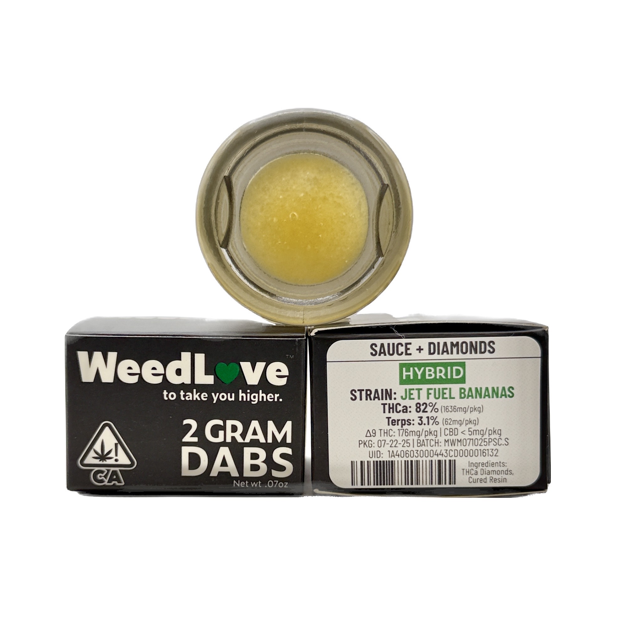 JET FUEL BANANAS SAUCE + DIAMONDS 2G