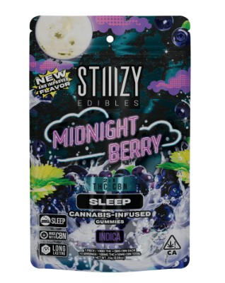 2:1 MIDNIGHT BERRY GUMMIES 10 PACK 100MG