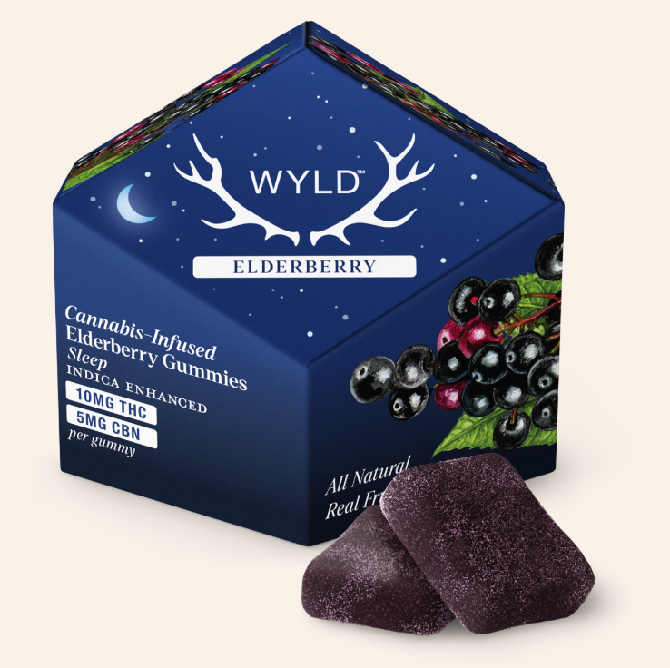 2:1 ELDERBERRY CBN GUMMIES 10 PACK 100MG
