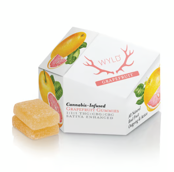 1:1:1 CBG/CBC/THC GRAPEFRUIT GUMMIES 100MG