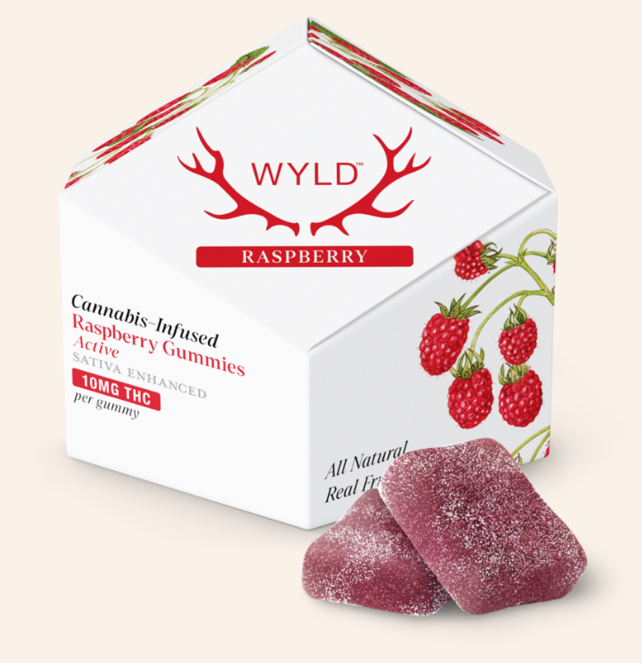 RASPBERRY GUMMIES 10 PACK 100MG