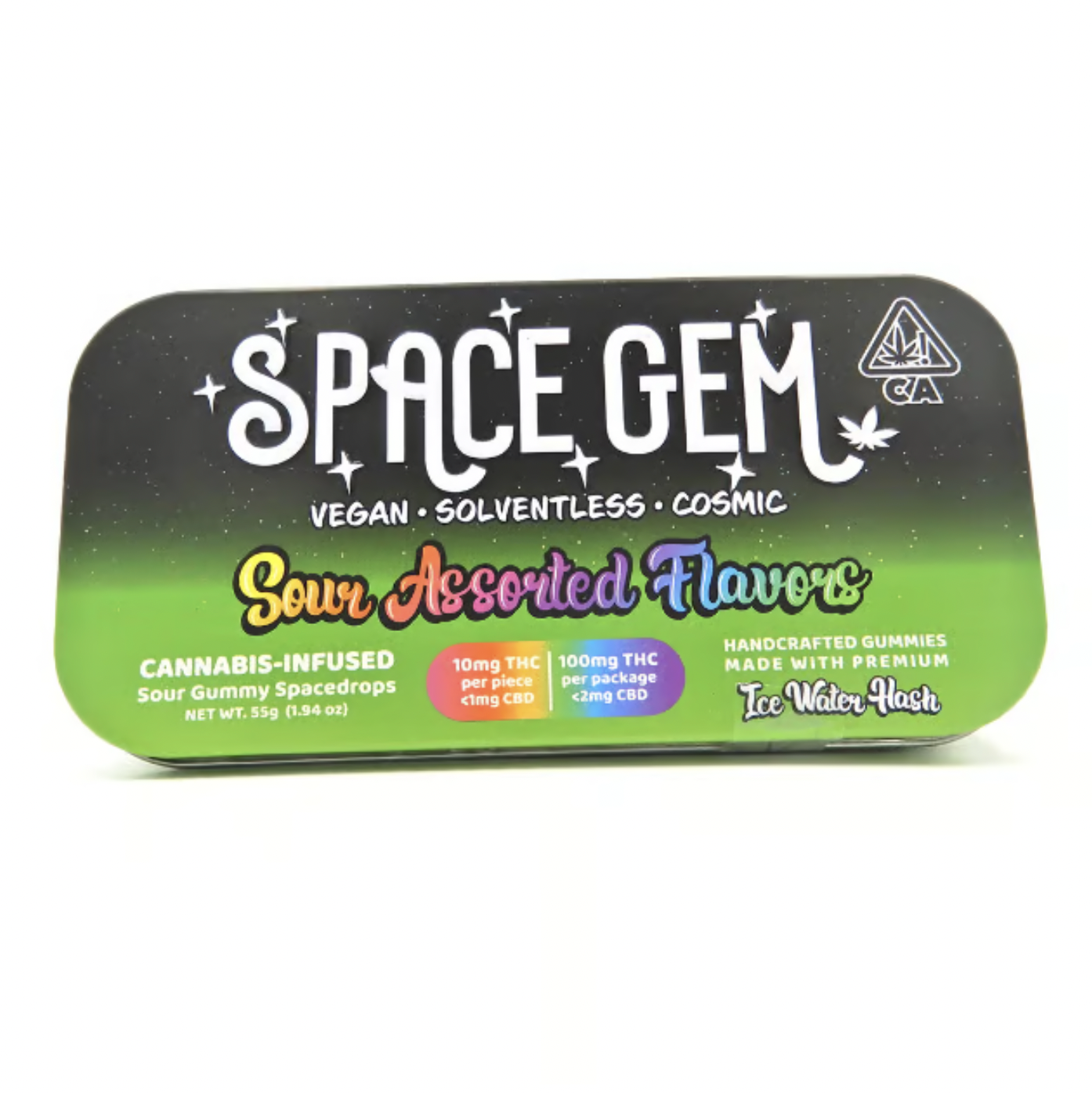 SOUR SPACE DROPS 10 PACK 100MG
