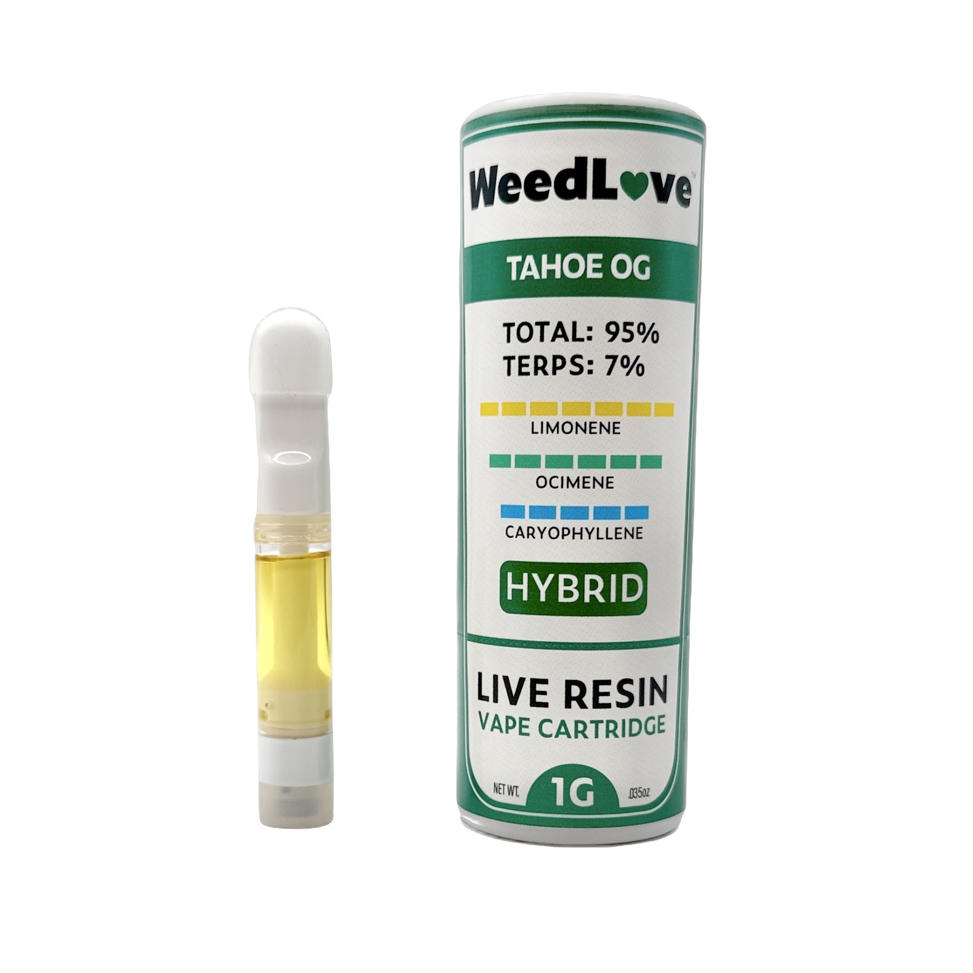 TAHOE OG LIVE RESIN CARTRIDGE 1G