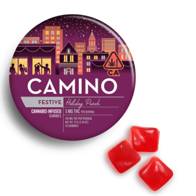 HOLIDAY PUNCH GUMMIES 20 PACK 100MG