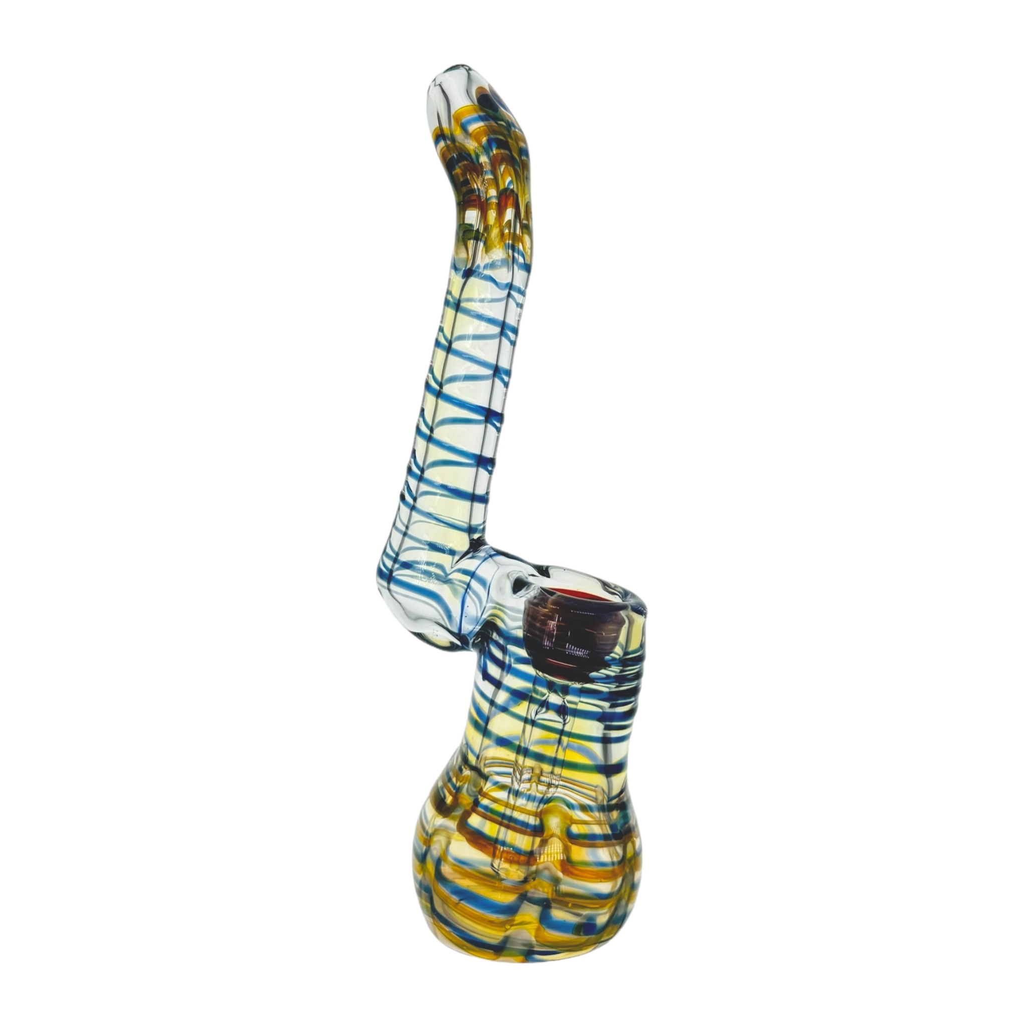 #28 A CA MADE HANDBLOWN SHERLOCK BUBBLER