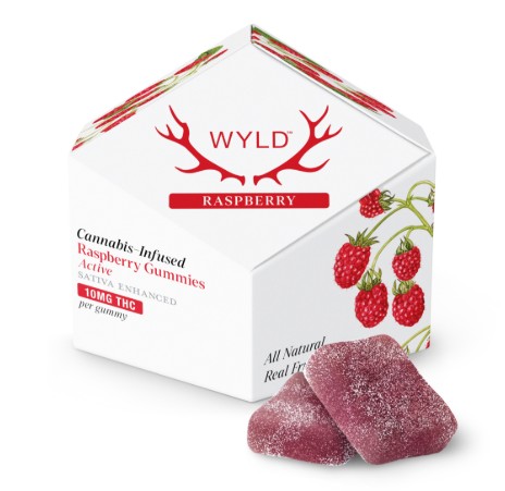 RASPBERRY GUMMIES 10 PACK 100MG