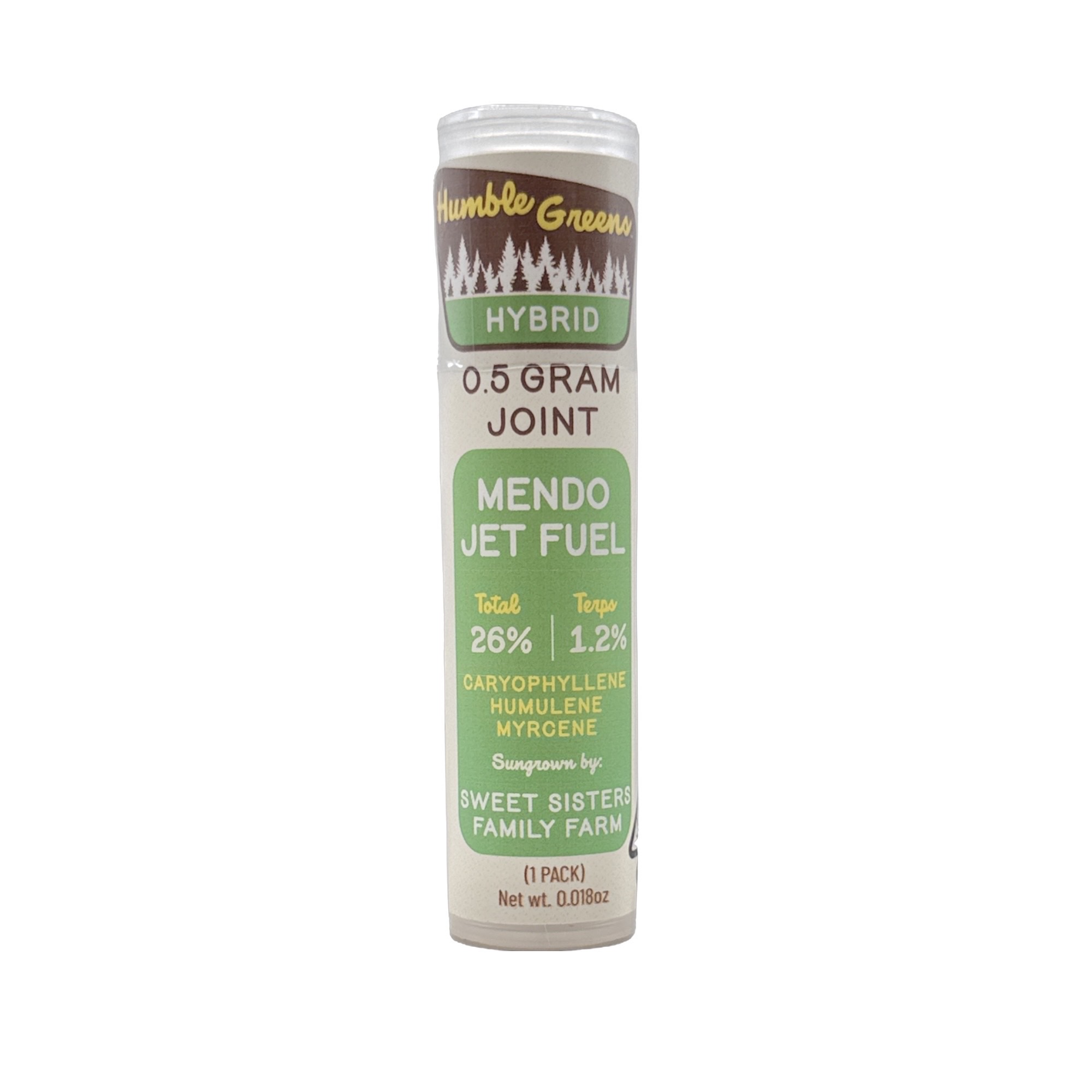 MENDO JET FUEL PREROLL SINGLE .5G