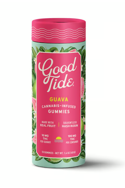 GUAVA HASH ROSIN GUMMIES 10 PACK 100MG