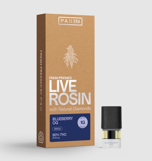 BLUEBERRY OG LIVE ROSIN PAX POD 1G