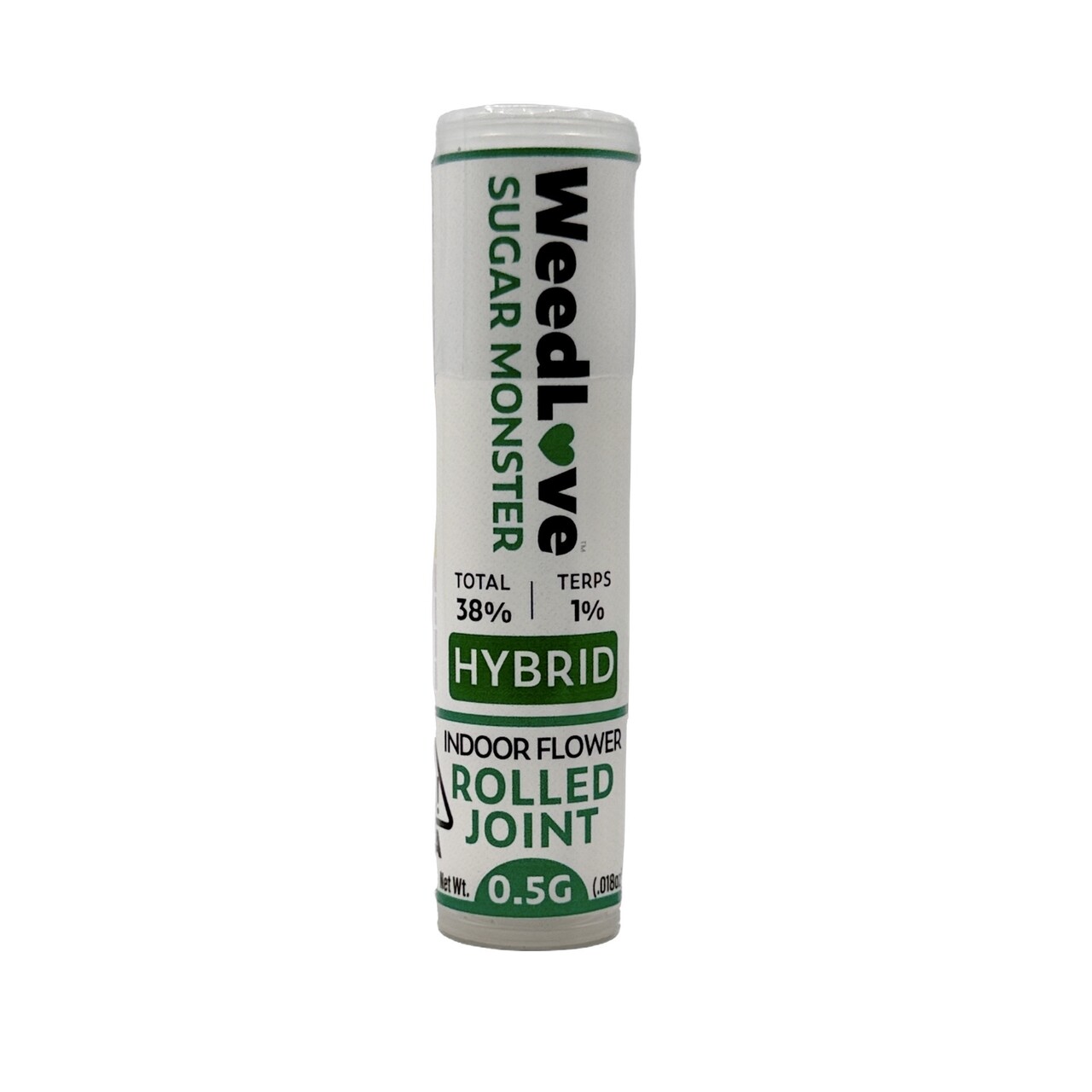 SUGAR MONSTER PREROLL 1 PACK .5G