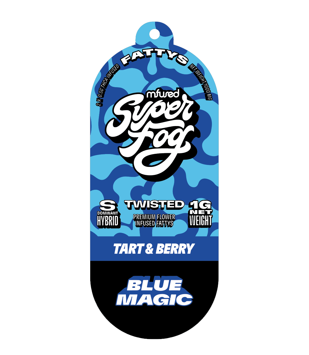 Fattys Twisted Blue Magic Infused Prerolls 2pk
