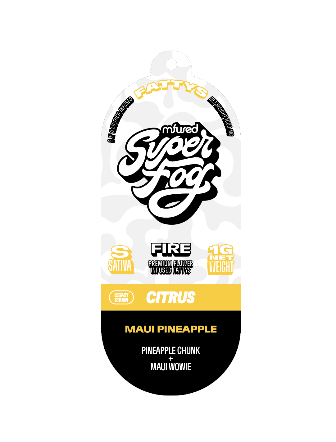 Fattys Fire Maui Pineapple Infused Prerolls 2pk