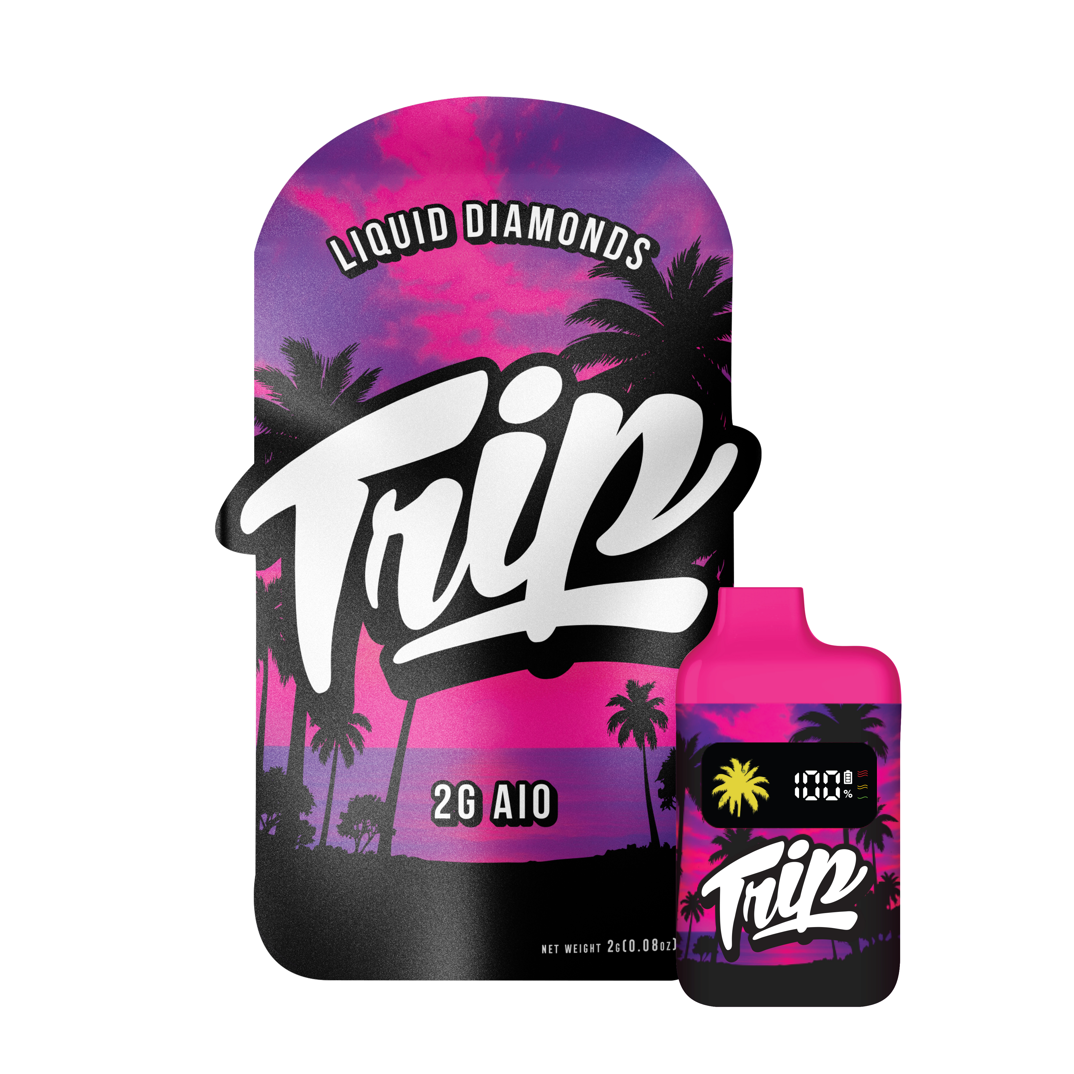 Trip Liquid Diamonds Strawberry Sugar Disposable