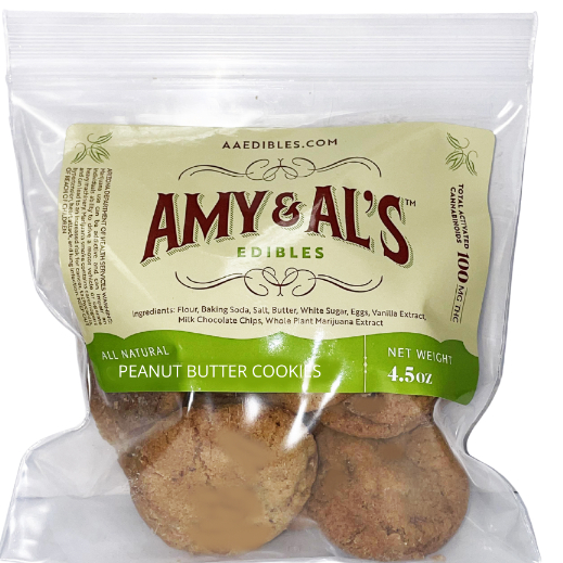 Al Peanut Butter Cookies 10x10mg