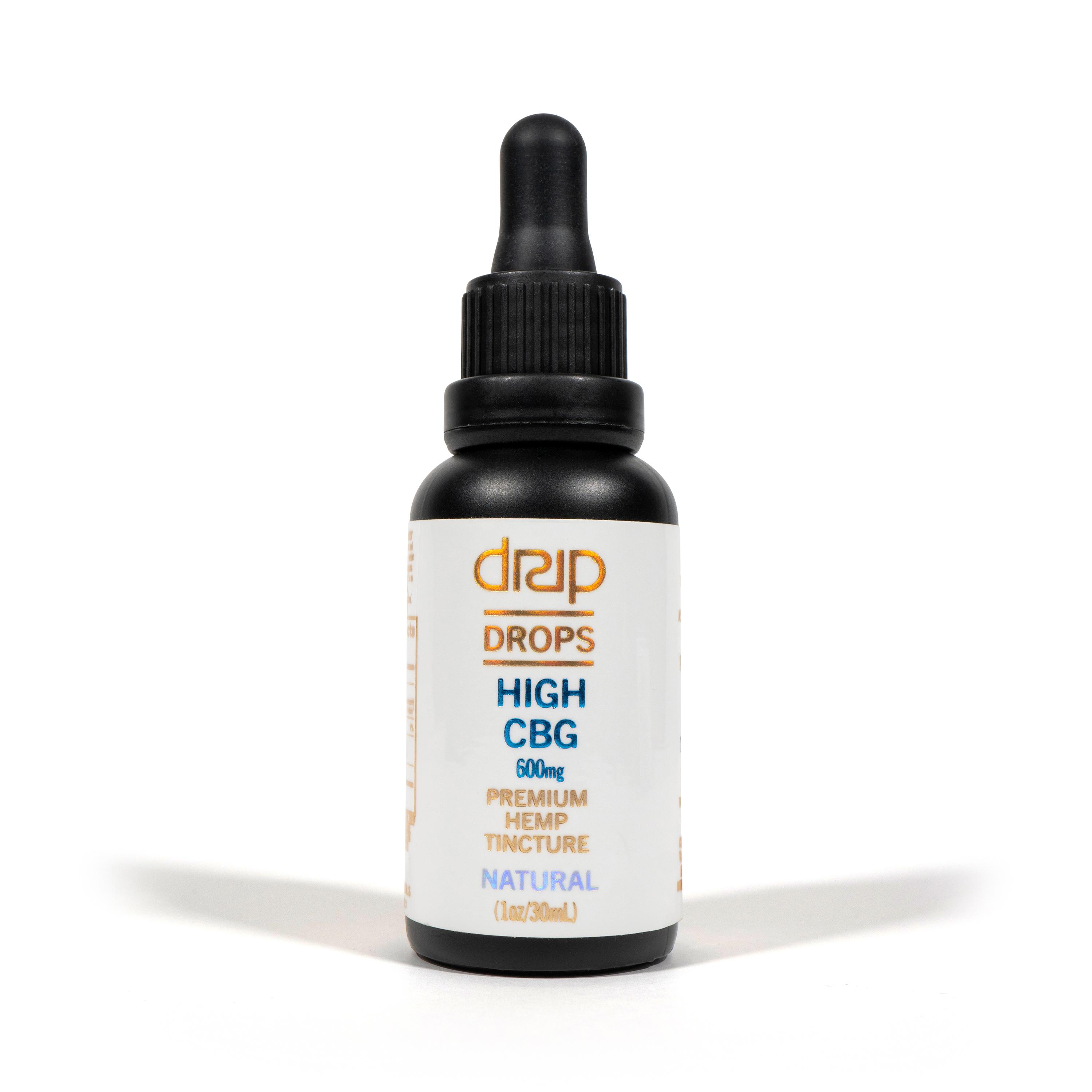 Drops High Cbg Natural Tincture 600mg