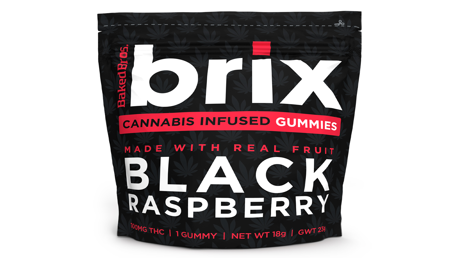 Brix Black Raspberry Gummies 100mg