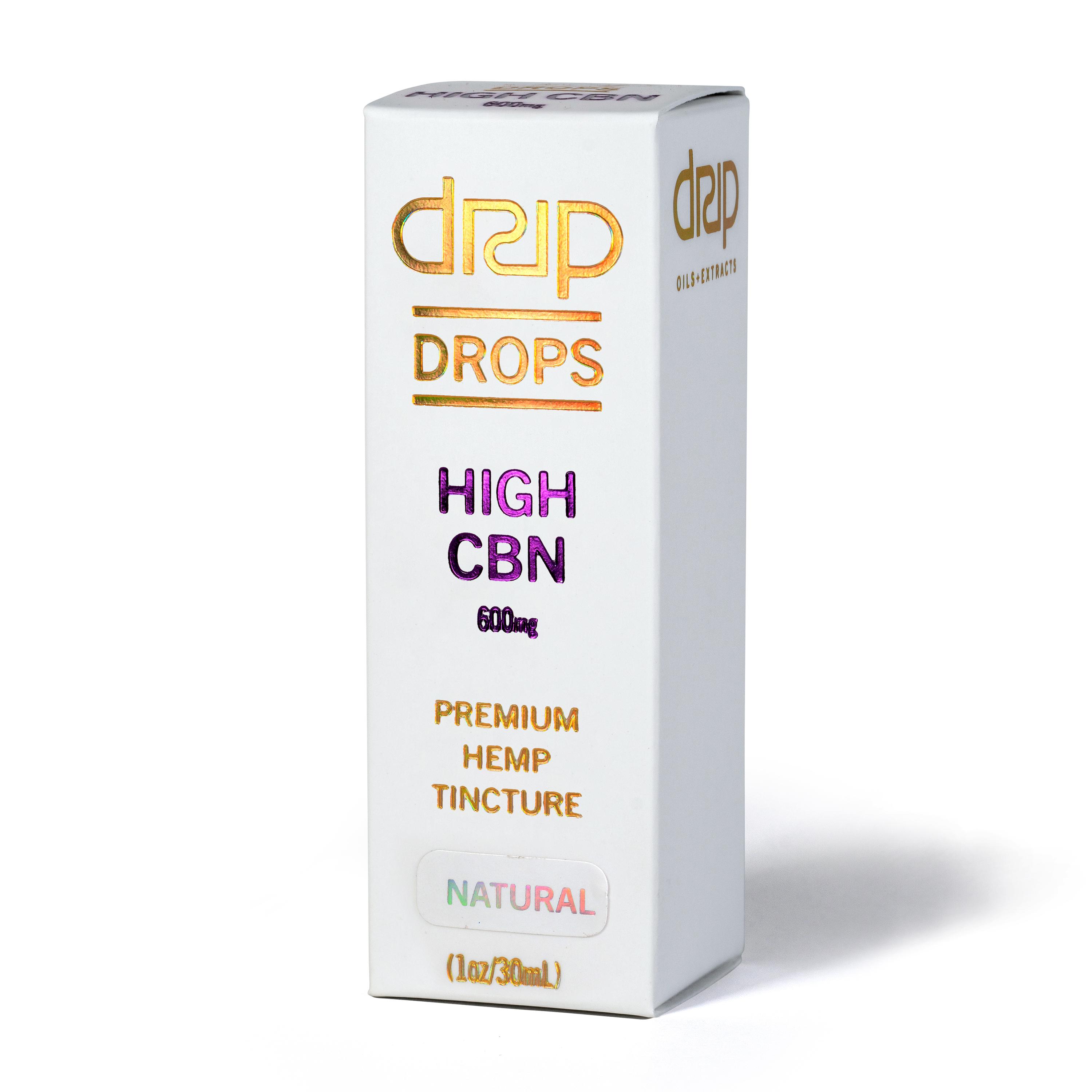 Drops High Cbn Natural Tincture 600mg