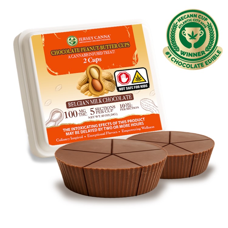 CHOCOLATE PEANUT BUTTER CUP | 2 PACK | 100MG
