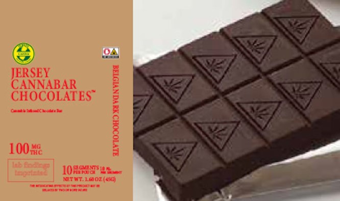BELGIAN DARK CHOCOLATE | CANNABAR | 10 PACK | 100MG