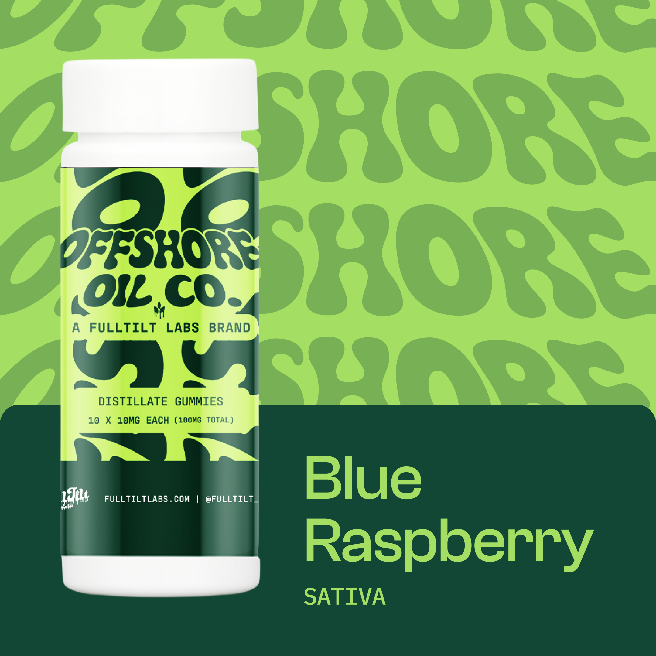 BLUE RASPBERRY | 10 PACK | 100MG