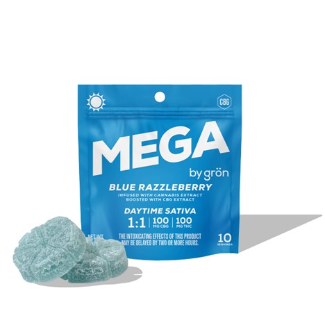 1:1 BLUE RAZZLEBERRY | MEGA| 100MG