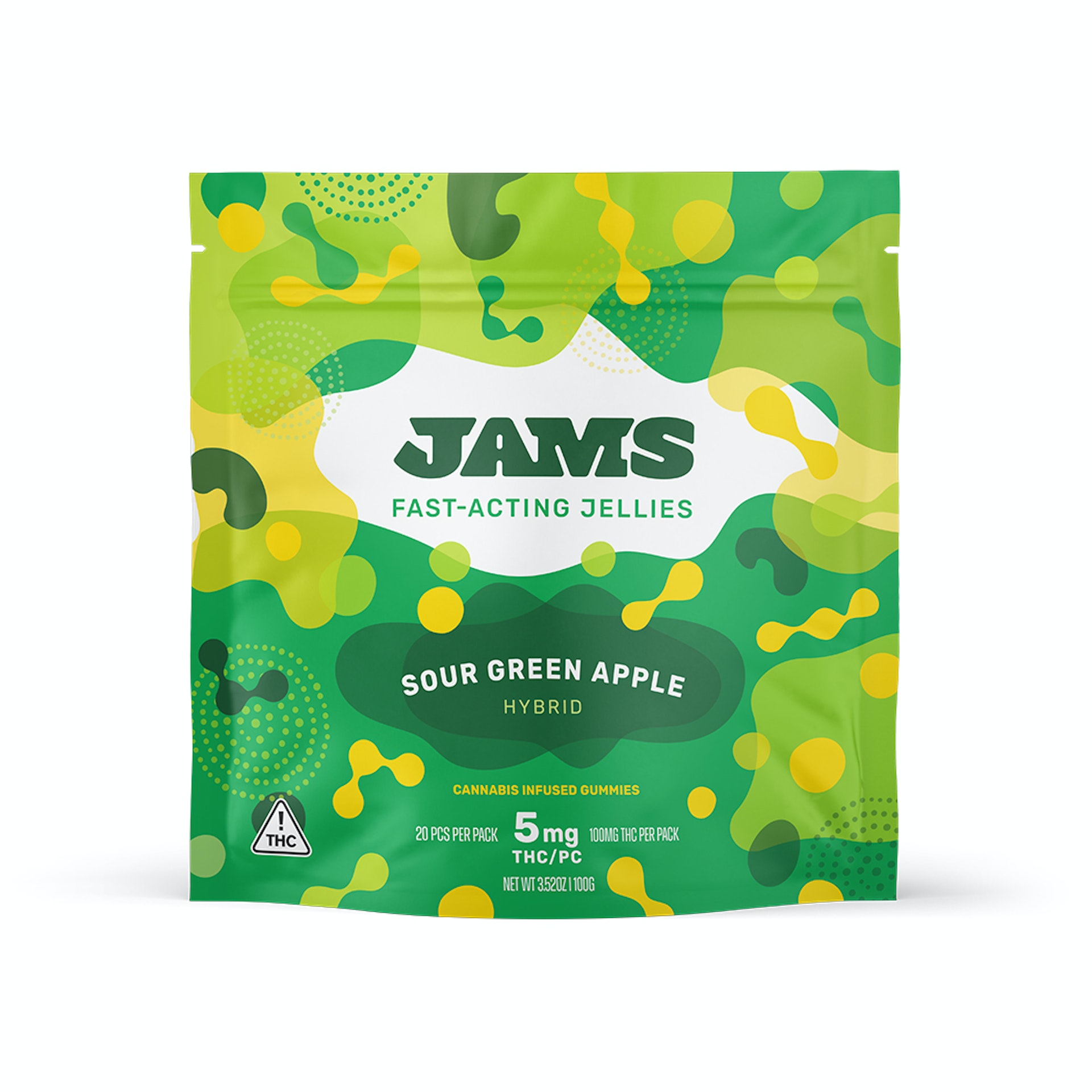 SOUR GREEN APPLE | FAST ACTING | 20 PACK | 100MG