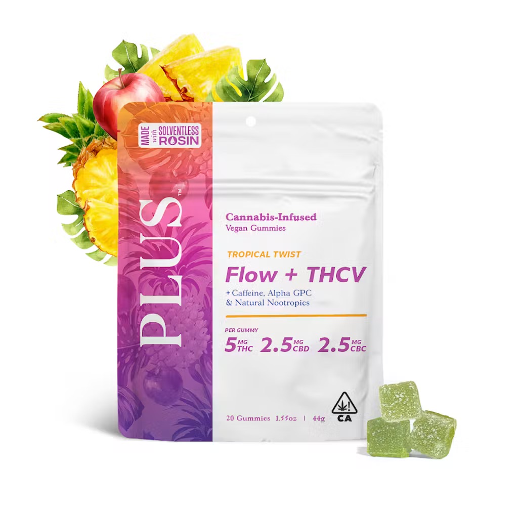 Plus Gum: Tropical Twist Flow