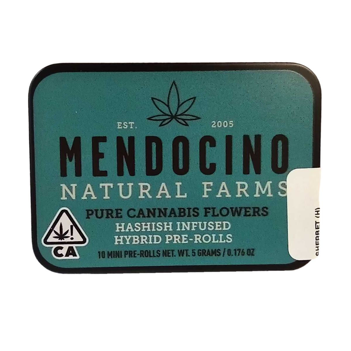 Mendocino Natural Farms — HYBRID HASHISH INFUSED PREROLLS - 5 g - 10 Pack