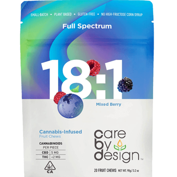 CARE BY DESIGN — Full Spectrum Mixed Berry Chews