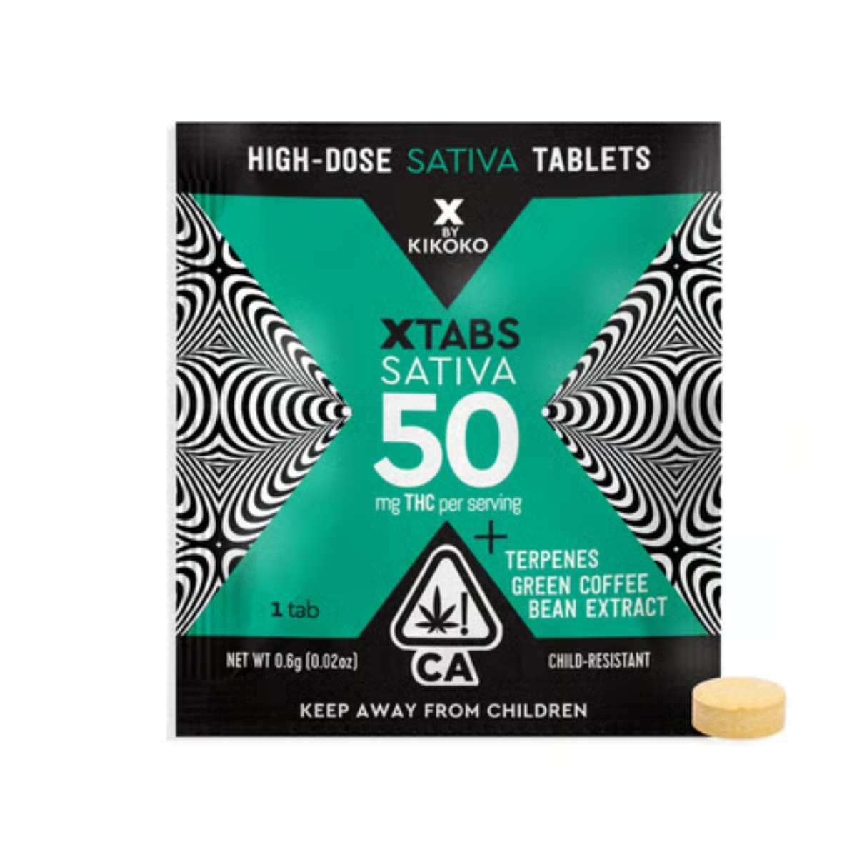 KIKOKO — SATIVA XTABS 2PK - 100 mg - 2 Pack