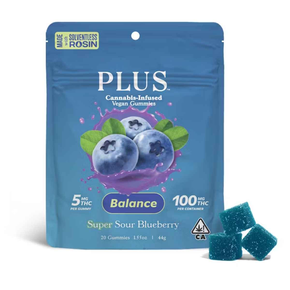 Plus Xtracts — Super Sour Blueberry