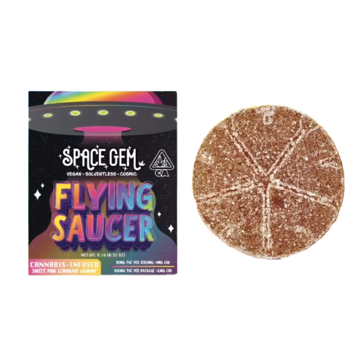 Space Gem — Flying Saucer Pink Lemonade One Piece