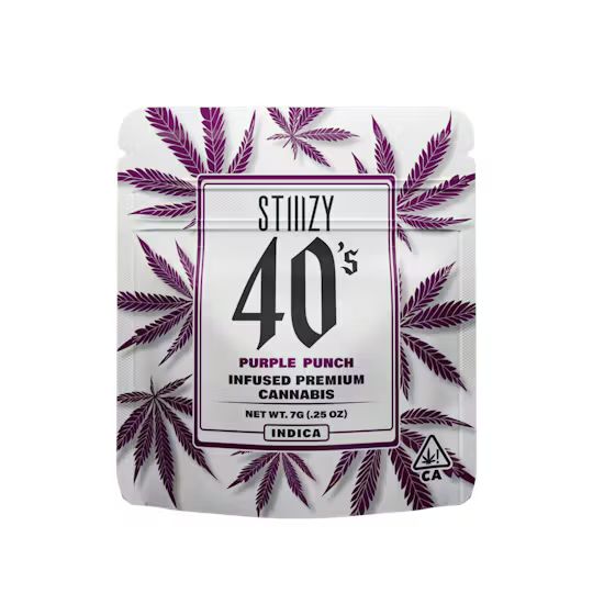Infused 40's   Purple Punch