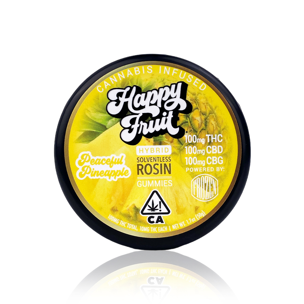 Peaceful Pineapple X Thc:Cbd:Cbg   Rosin Infused