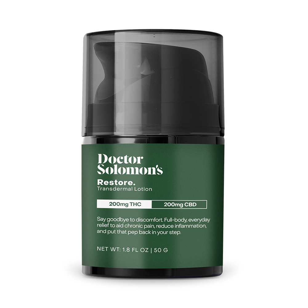Dr. Solomon's Restore Lotion (CBD:THC 1:1) 400mg