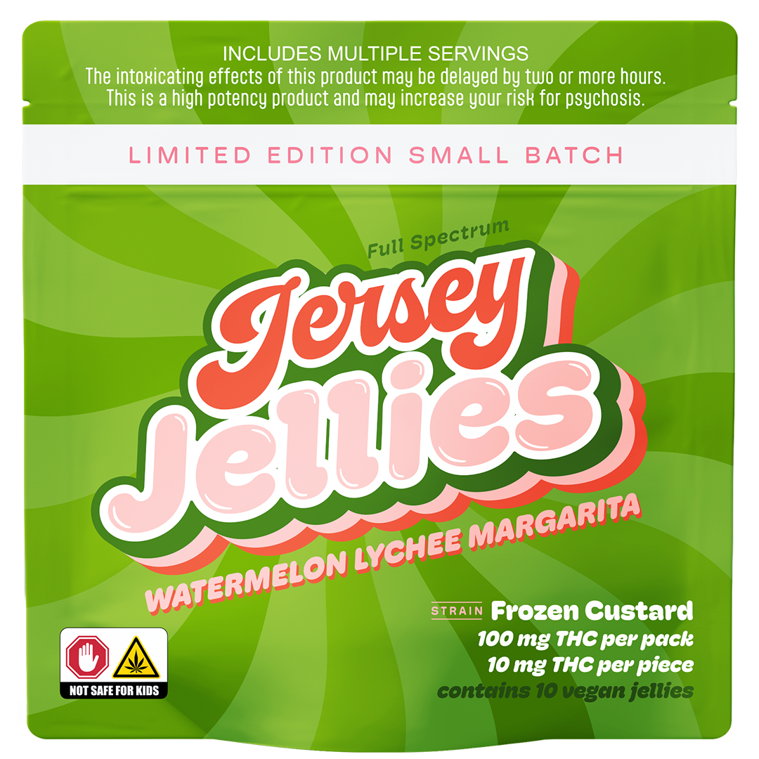 Watermelon Lychee Margarita - Frozen Custard - 100 mg - 10 Pack